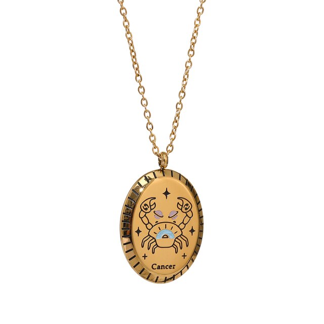 Zodiac Constellation Gem l Necklace