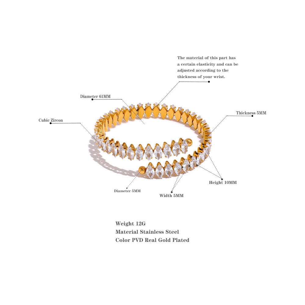 Charmed l Bangle Bracelet