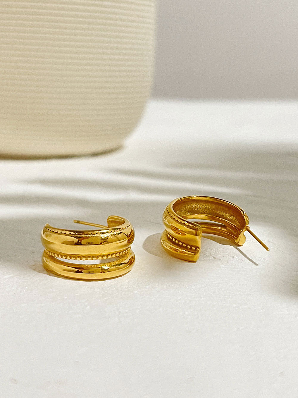 Double Standards Hoops l Earring