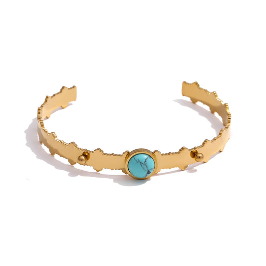 Stone Cold l  Bangle Bracelet