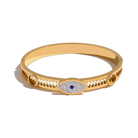 Lucky Charm Gold l Bangle Bracelet