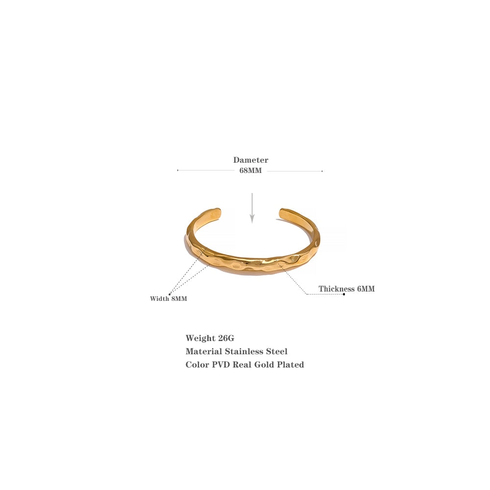 Steel Bae l Bangle Bracelet