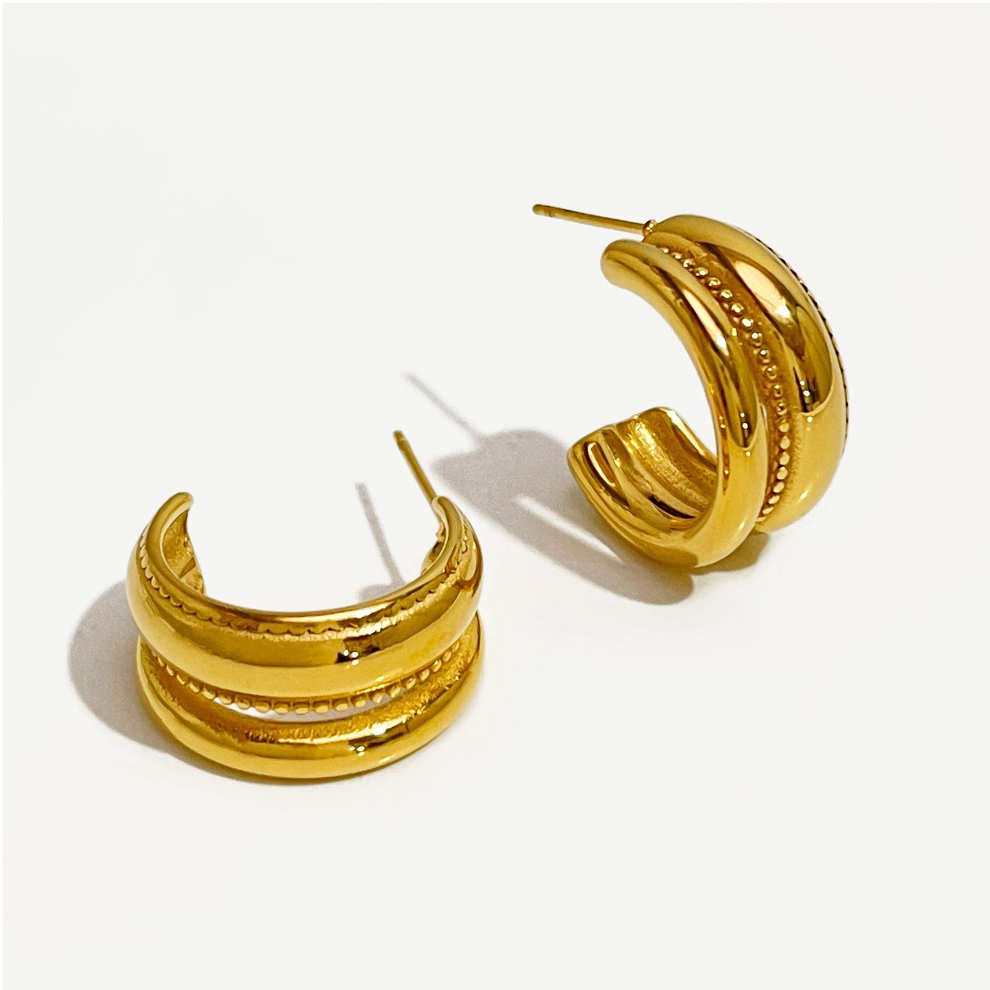 Double Standards Hoops l Earring