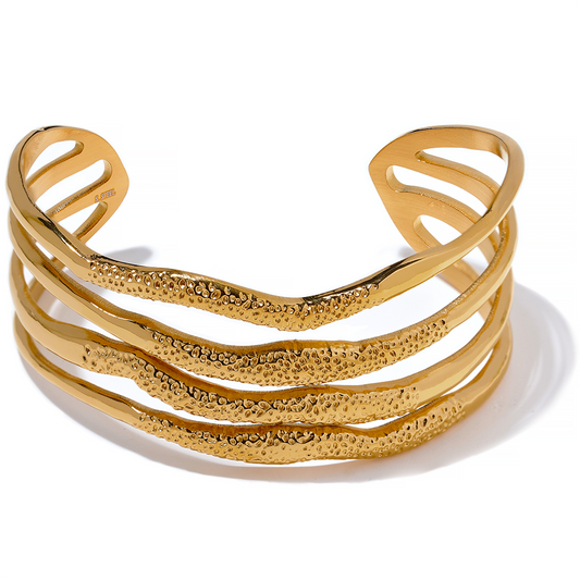 Geo Metric l  Bangle Bracelet