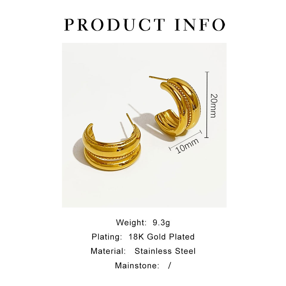 Double Standards Hoops l Earring