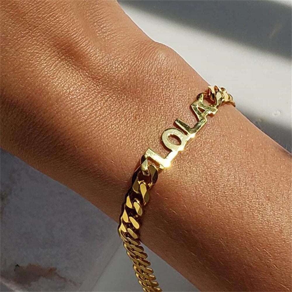 Baby ID Name Bracelet 14K Solid Yellow Gold Gold Cuban Link  For Boys And  Girls  Adjustable  Shopping from Microsoft Start