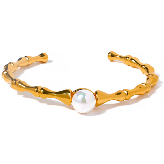 Bamboo Bu l  Bracelet Bangle